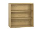 Pureo Regalschrank offen Furnier, mit 2 Einlegeböden, B 100 x H 100 x T 42 cm