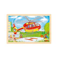 Wendepuzzle Hubschrauber/Feuerwehr