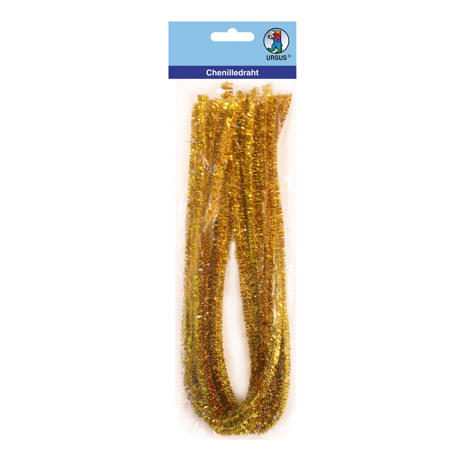 Pfeifenputzer gold, 10 Stk. à 50 cm