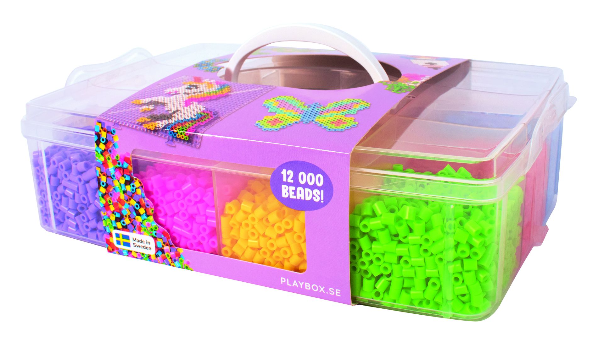Bügelperlen in Aufbewahrungsbox, 12'000 Stk.