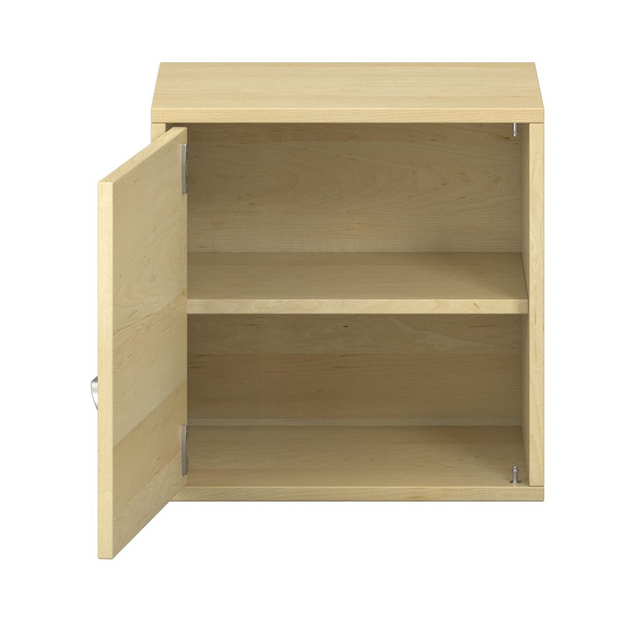 Pureo Hängeschrank mit Tür links, Furnier, mit 1 Einlegeboden, B 50 x H 50 x T 42 cm