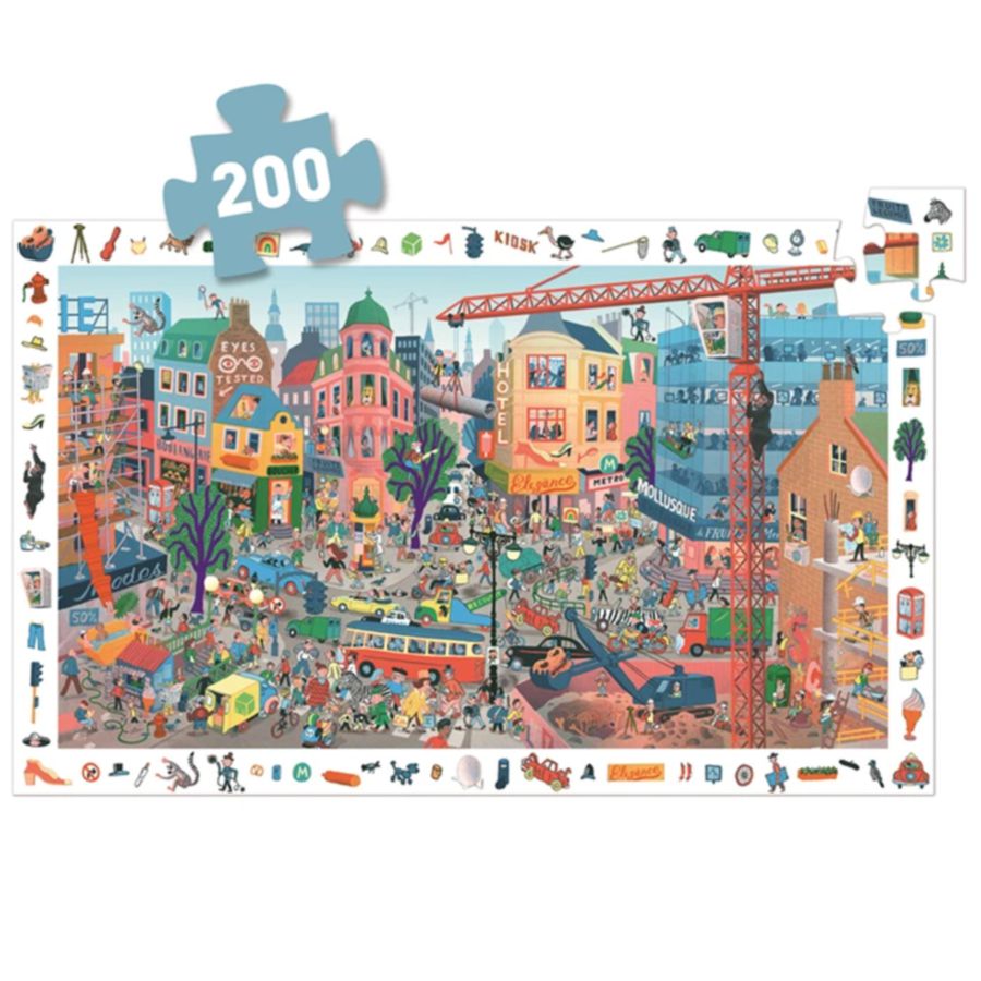 Wimmelpuzzle Die Stadt 200 Teile