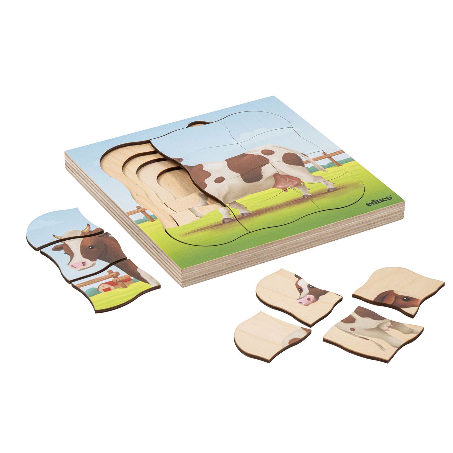 Lagenpuzzle Kuh