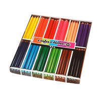 Farbstifte Colortime Jumbo Mine Ø 5 mm, 144 Stück