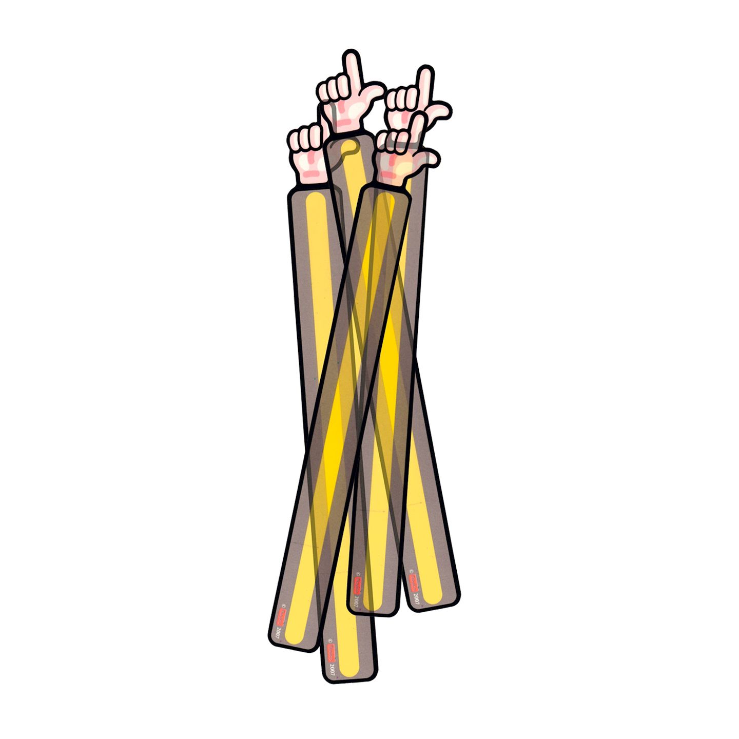 Fingerzeig-Lesestreifen 12 Stk.
