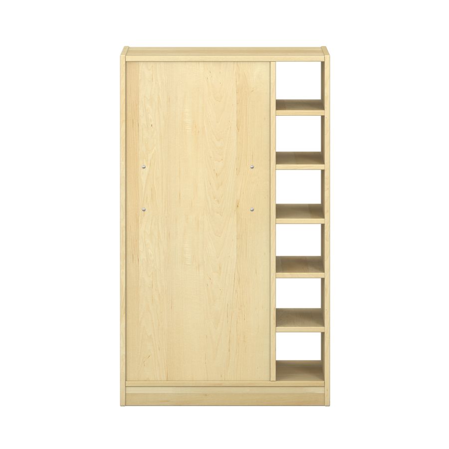 Hochschrank mit Kühlschrank und Mikrowelle Lara