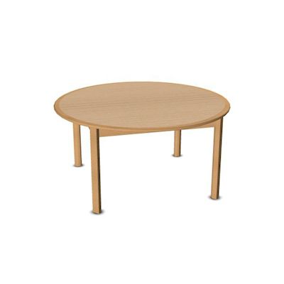 Rund-Tisch Ø 120 x H 59 cm, K177 Buche hell, Kunststoffgleiter