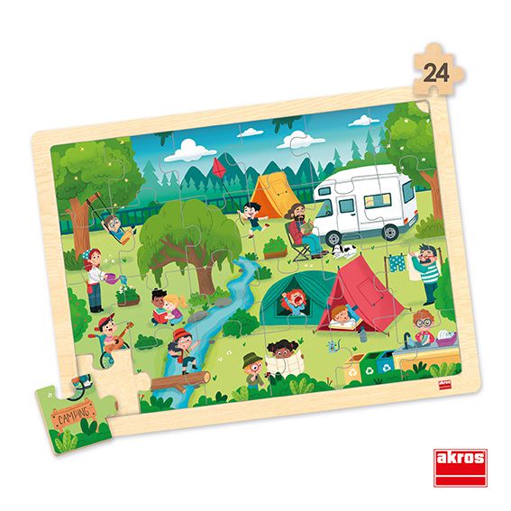 Puzzles Freizeit, 4x 24 Teile