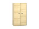 Pureo Materialschrank mit Doppeltüren, mit Rollböden, Furnier, B 100 x H 175 x T 60 cm
