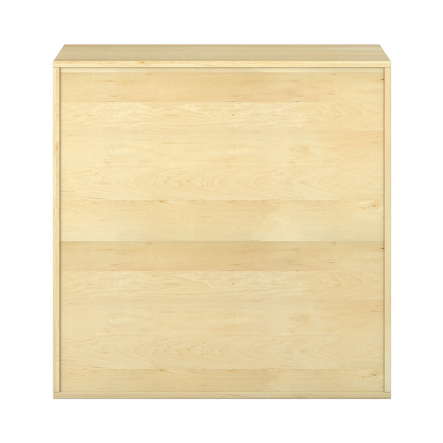 Pureo Doppeltürenschrank Furnier, B 100 x H 100 x T 60 cm