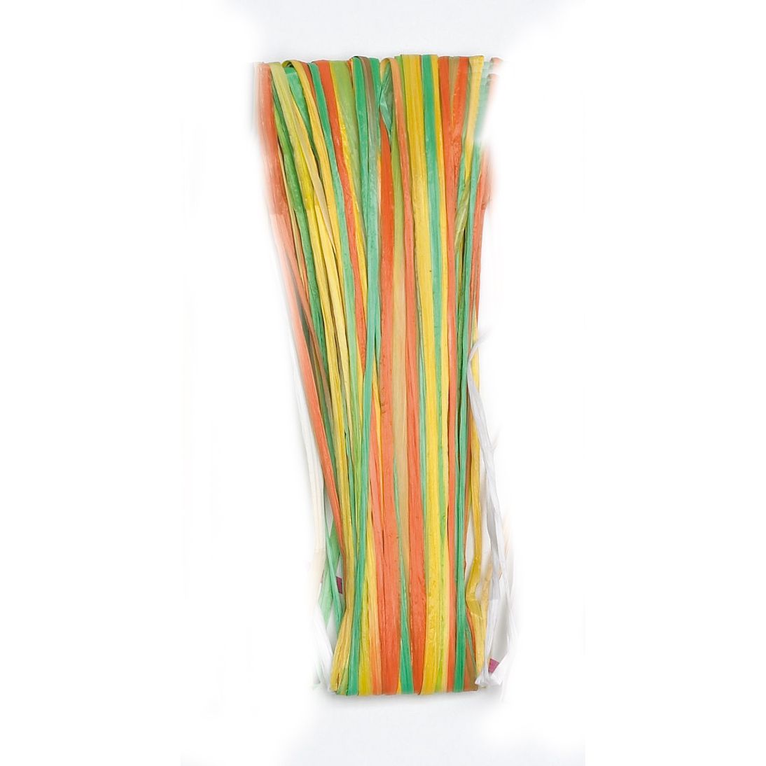 Edelbast matt 30 m, Multicolor grün/gelb