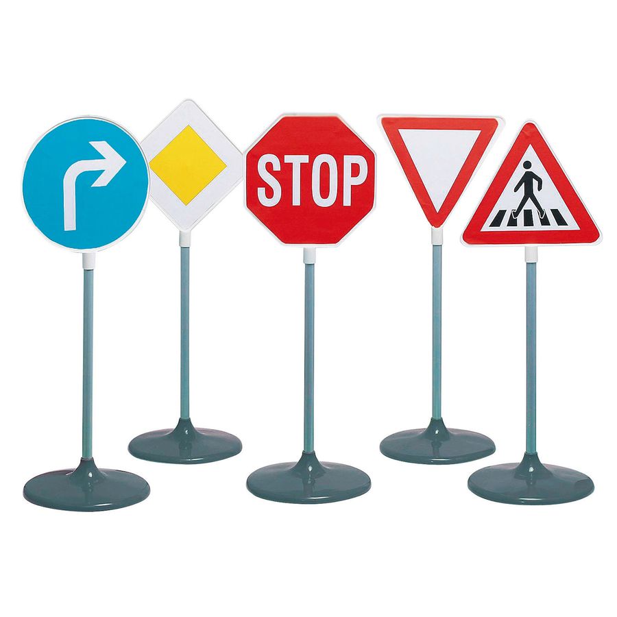 Verkehrszeichen-Set 5tlg.