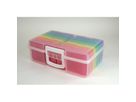 Farb-Boxen im Koffer bunt transparent, 13-tlg