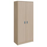 460.002.010K - Doppeltürenschrank mit Sockel, ohne Mittelwand, mit 4 Einlegeböden, B 78 x H 180 x T 40 cm