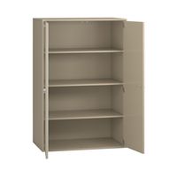 Pureo Doppeltürenschrank Dekor, 3 Einlegeböden, B 100 x H 150 x T 60 cm
