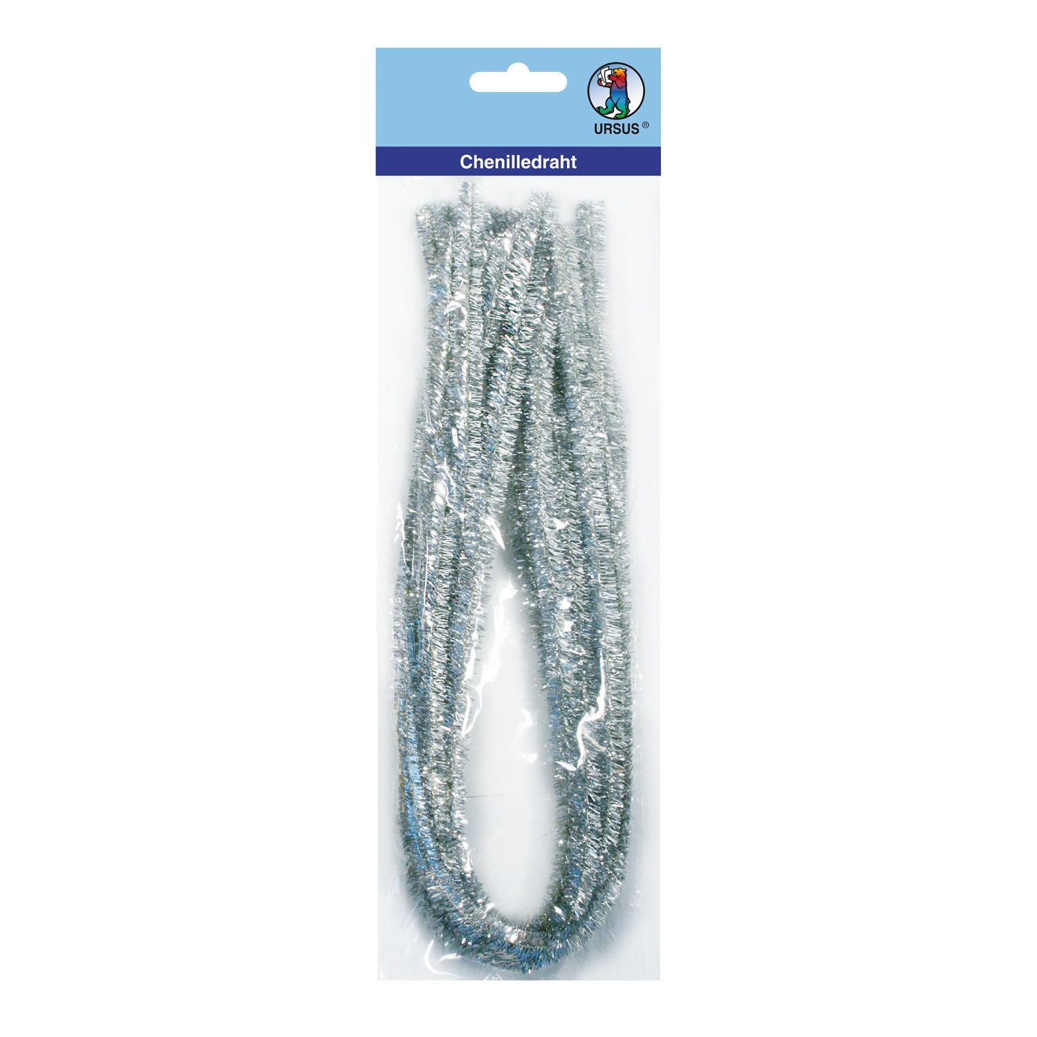 Pfeifenputzer silber, 10 Stk. à 50 cm