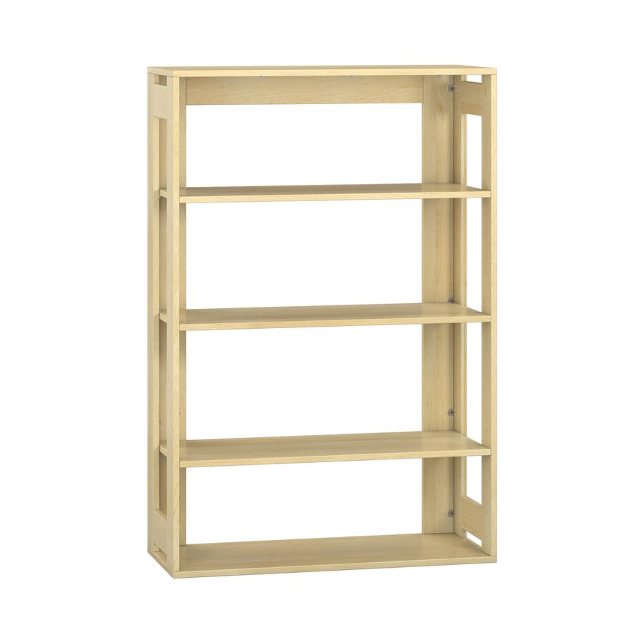 Pureo Regal offen Furnier, mit 3 Einlegeböden, B 100 x H 150 x T 42 cm