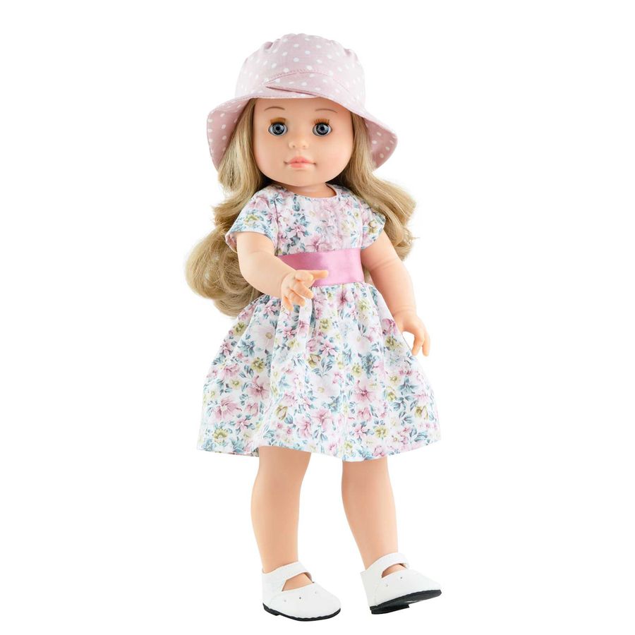 Hartkörper-Puppe Evelyne, blond, 42 cm