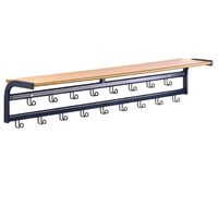 Garderobenhakenleiste mit 11 Haken, B 100 cm