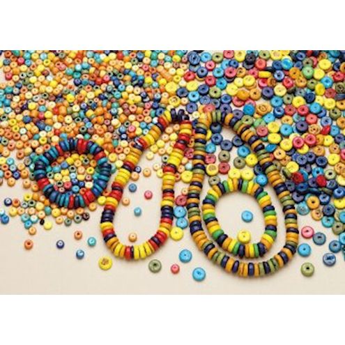 Kokosperlen Ø 5 mm 250 g helle Farben