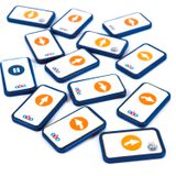 116.904.110 - Tactile Standard-Paket 25 Plättchen für Programmierleiste