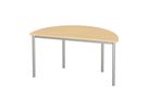 Halbrundtisch Tabit, B 140 x T 70 cm