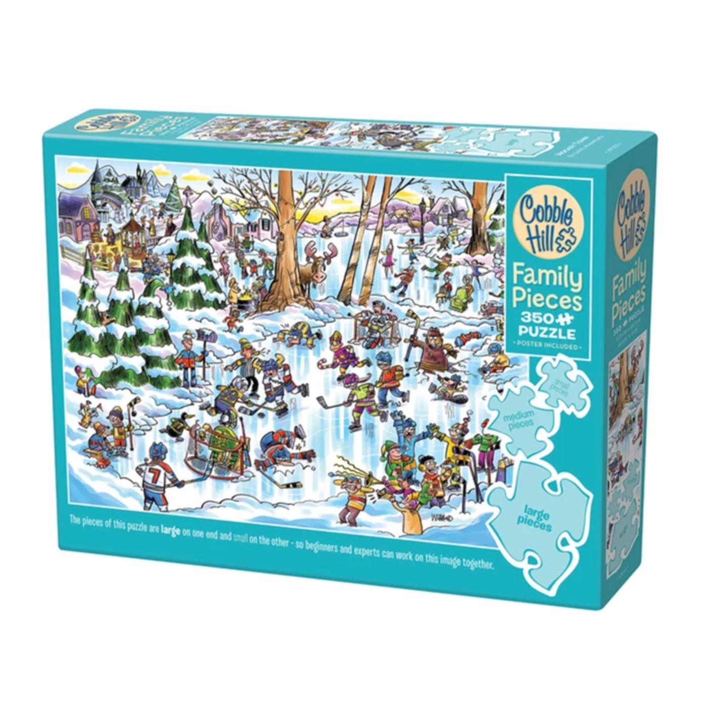 Verrücktes Eishockey, Puzzle 350 Teile