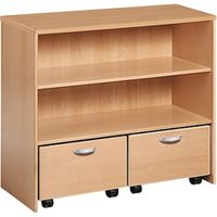Regal-/Rollkastenschrank mit 2 Rollkästen Forminant, B 100 x H 83,6 x T 39,4 cm