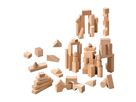 Basisbausteine natur, Set mittel 60 Teile