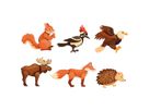 Magnetpuzzle Wald 6er Set