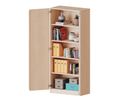 Doppeltürenschrank mit Sockel und 4 Einlegeböden, B 100 x H 190 x T 50 cm