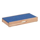 444.846.450K - Niedriges Rechteck-Podest mit Teppichbelag, B 39,4 x H 11 x T 78,8 cm