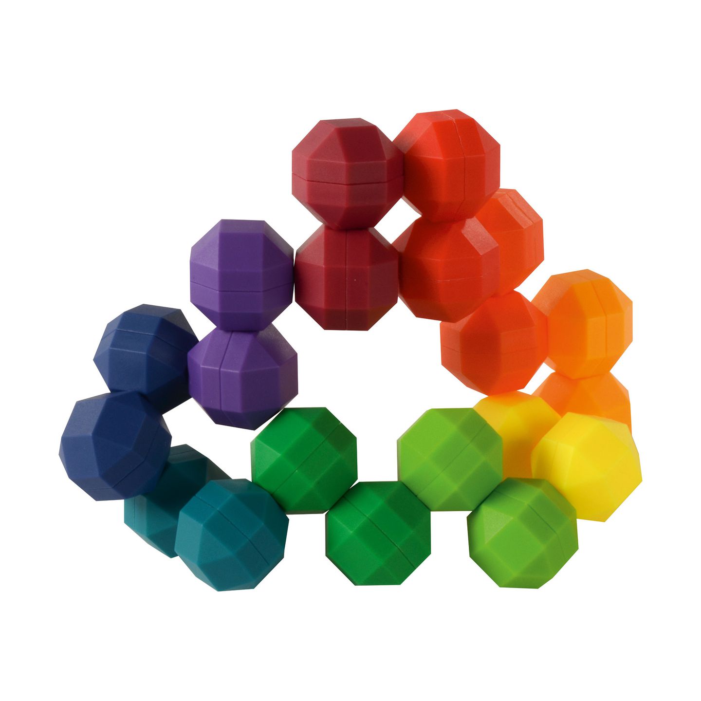 Regenbogen Knobelball