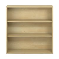 Pureo Regalschrank offen Furnier, mit 2 Einlegeböden, B 100 x H 100 x T 42 cm