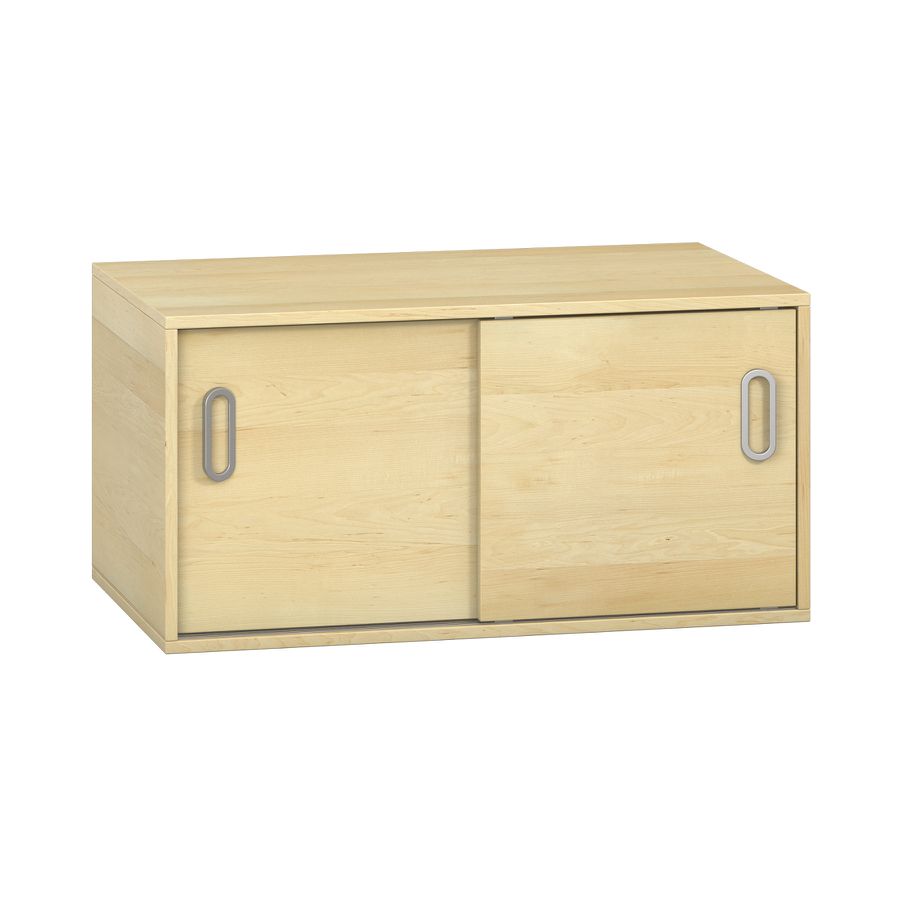 Pureo Schiebetürenschrank, Furnier
mit 1 Einlegeboden
B 100 x H 50 x T 60 cm