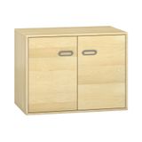 444.012.068K - Pureo Doppeltürenschrank Furnier, B 100 x H 75 x T 60 cm