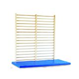 490.110.017 - Sprossenwand Doppelfeld 200 x 180 cm mit 2x 17 runde Sprossen