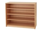 Regalschrank offen Forminant, mit 3 Einlegeböden, B 100 x H 83,6 x T 39,4 cm, Buche-Echtholz-Furnier