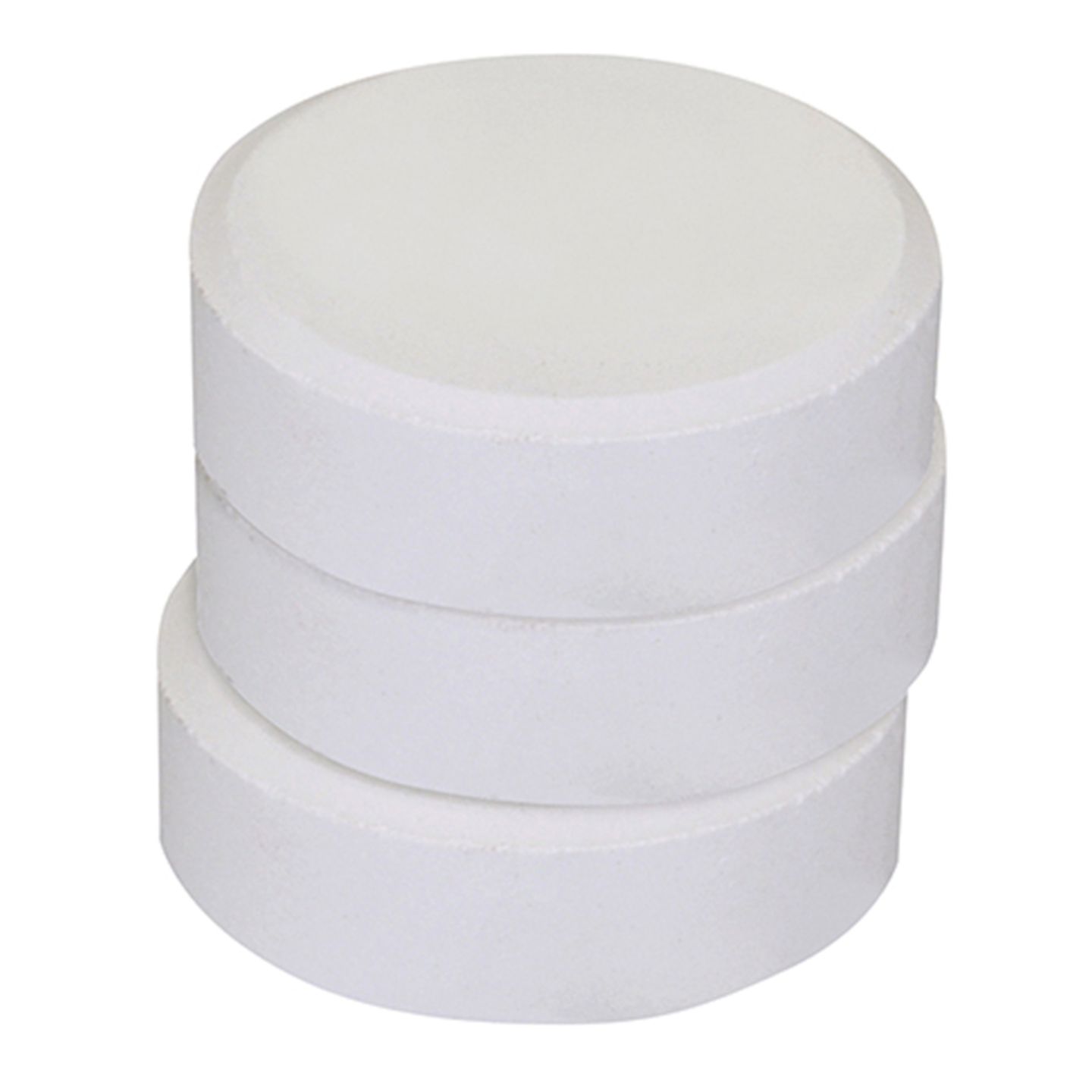 Tempera-Blöcke weiss Ø 57 mm, 6 Stk.