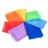 Regenbogen-Organza-Stoff