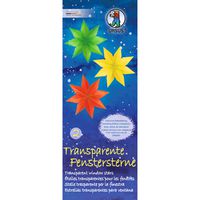 Transparente Fenstersterne 80 Blatt