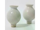 Steckfigur Vase weiss