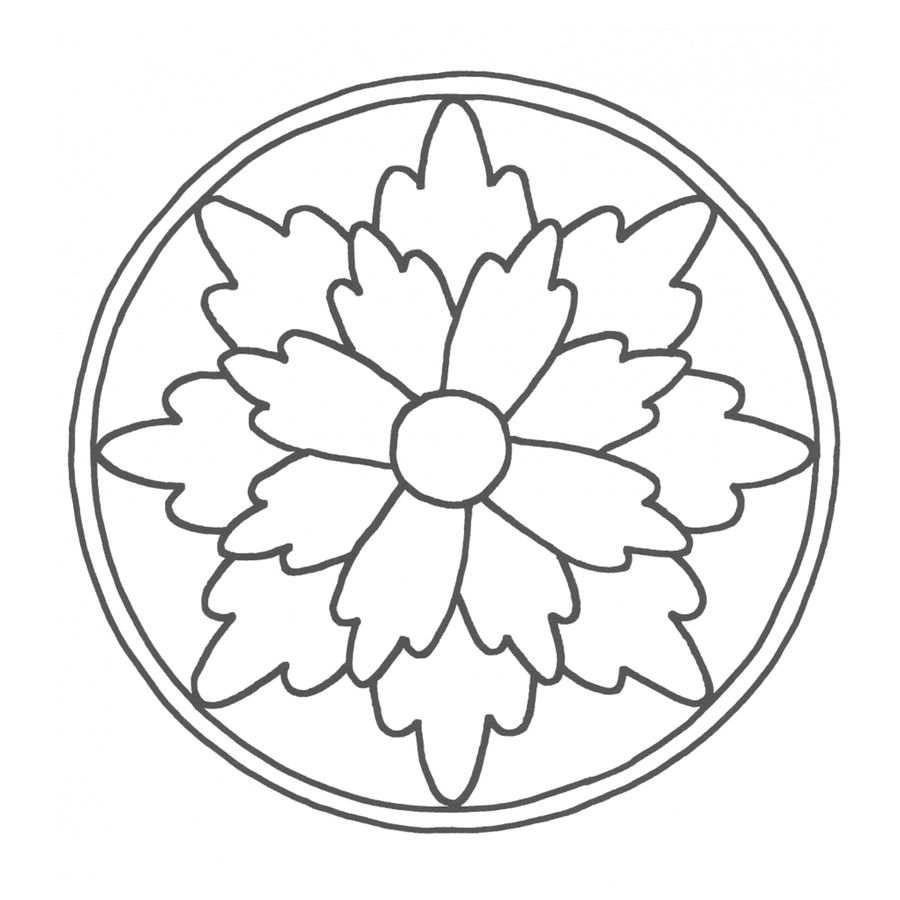 Mein dicker Mandala Malblock - Malen und Entspannen ab 4 Jahren
