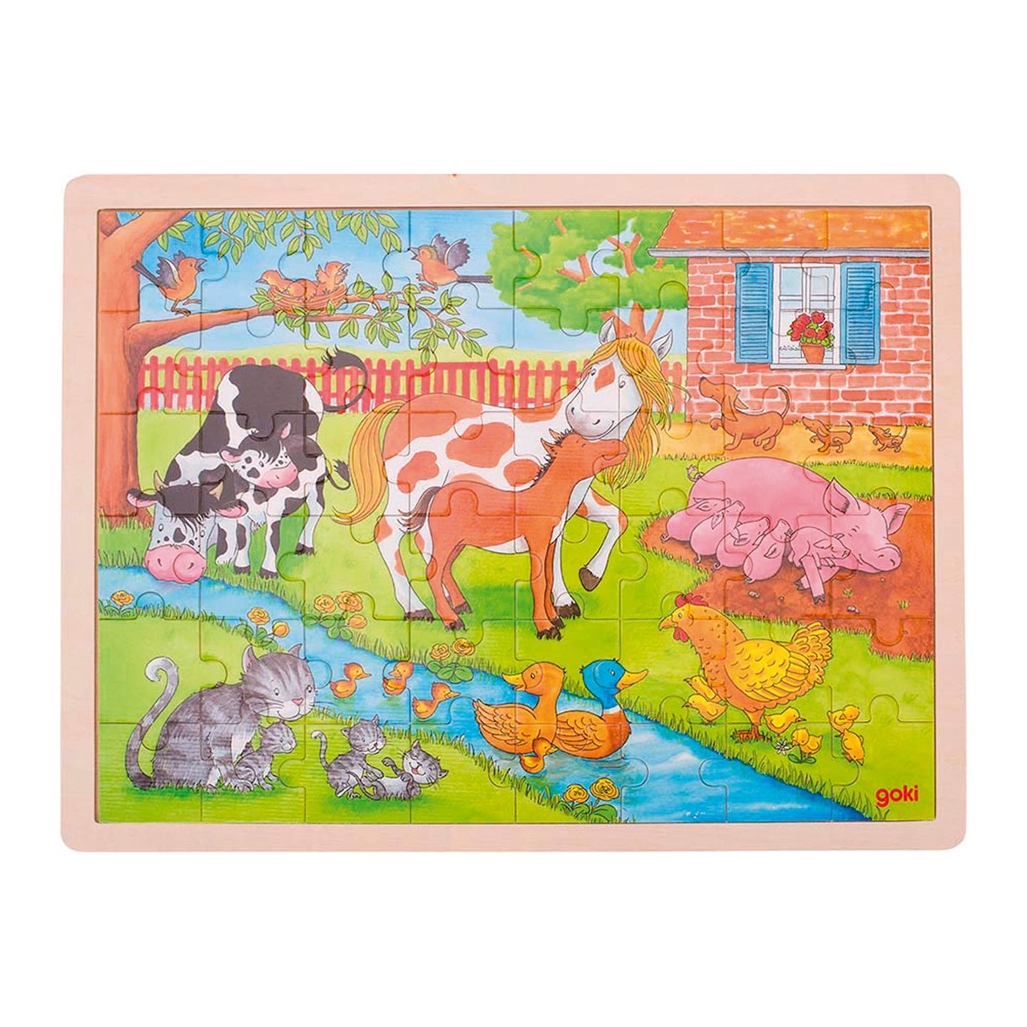 Puzzle Bauernhof, 48 Teile