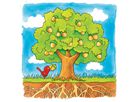 Schichtenpuzzle Baum, 44 Teile