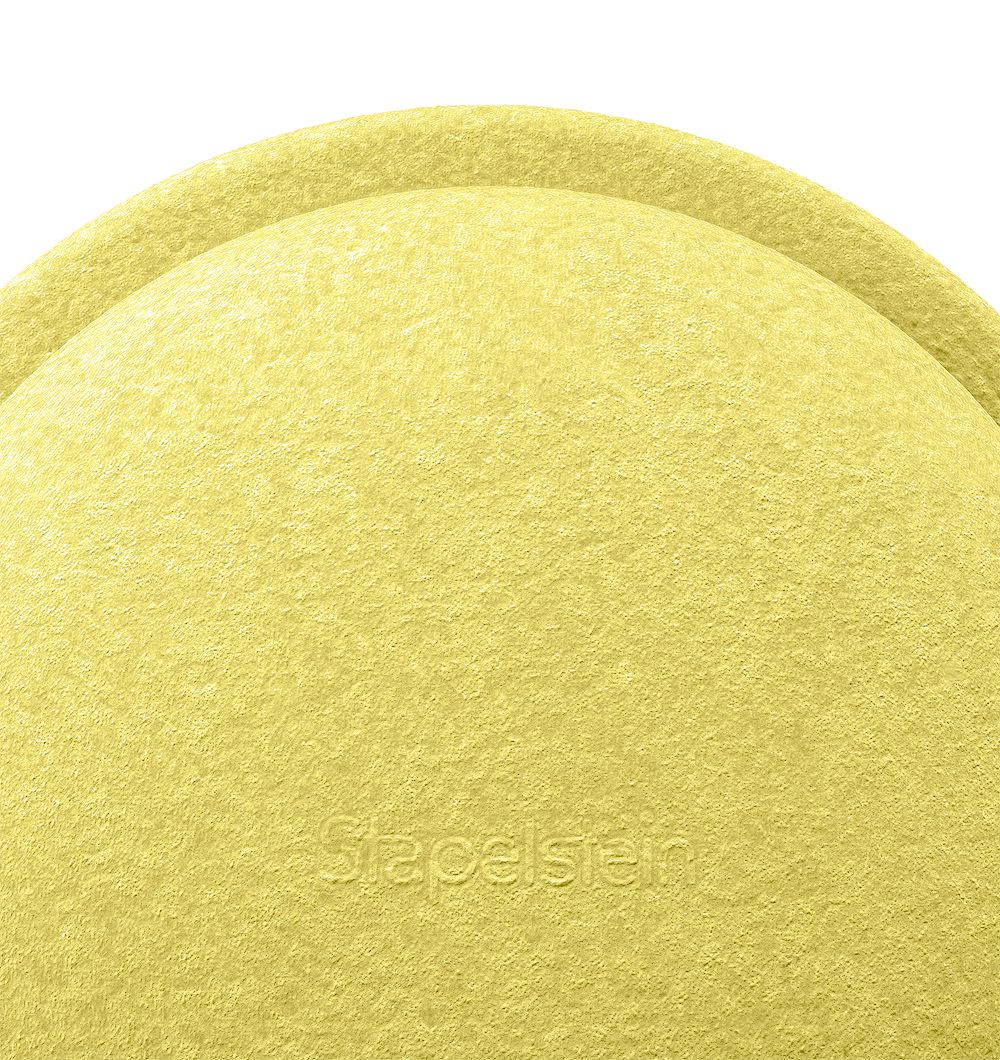 Stapelstein light gelb