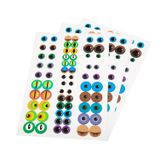 230.001.100 - Bunte Augensticker, 200 Stk.