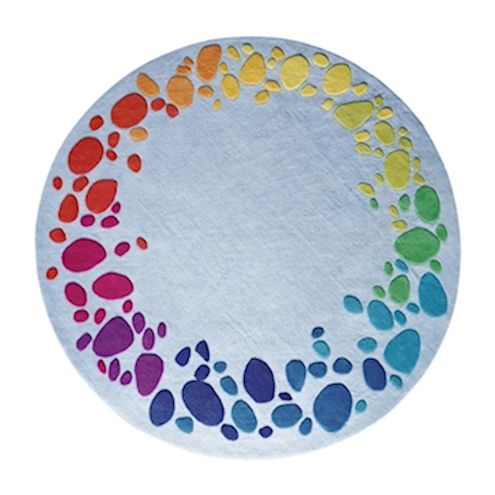 Teppich Regenbogen, Ø 2,50 m