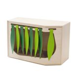 410.027.006K - einBaum Rückzug-Höhlenschrank, Birke furniert