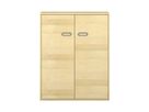 Pureo Doppeltürenschrank Furnier, B 100 x H 125 x T 42 cm